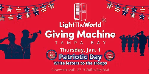 Giving Machine Clearwater - Patriotic Day