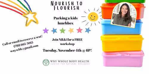 Nourish to Flourish-Pack a Kids Lunchbox with Nikki