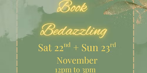 Book Bedazzling Weekend