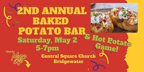 2nd Annual Baked Potato Bar 5\/2
