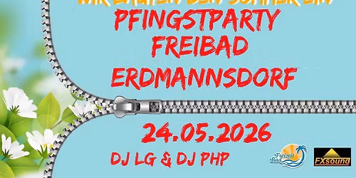 Pfingstparty 2026 mit DJ LG & DJ PHP