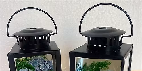 Floral Mini Glass Lanterns Paint Craze @ Bright Ideas Brewing - Wed May 6