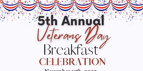 5th Annual Veterans Day Breakfast 