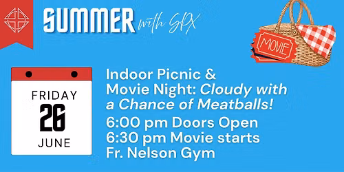 Picnic & Movie Night: Cloudy with a Chance of Meatballs!