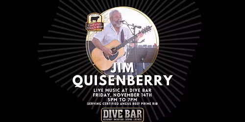 Jim Quisenberry at Dive Bar for Certified Angus Beef Prime Rib Night
