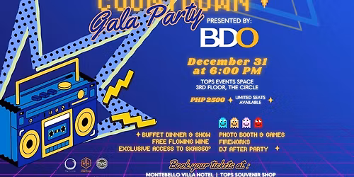 TOPS 2026 NEW YEAR COUNTDOWN GALA PARTY