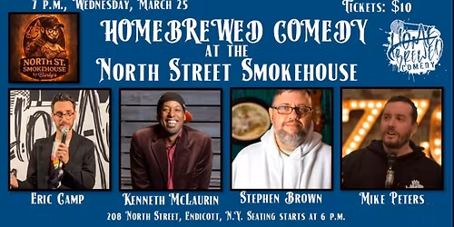 Homebrewed Comedy at the North Street Smokehouse
