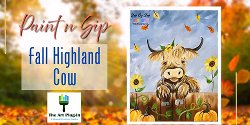 Paint n Sip - Highland cow