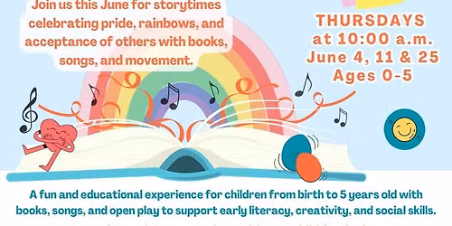 Adventures in Storytime - NEW DAY: Thursdays!