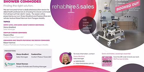 Shower Commodes - Finding the right solution.