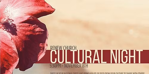 Renew Church Cultural Night