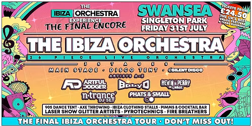 Ibiza Orchestra Experience - Swansea 2026