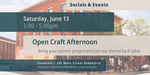 Open Craft Afternoon