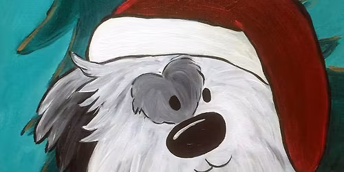 Family Friendly Paint Class: Christmas Bandit