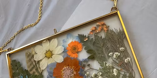 pressed flower frame and hot chocolate bar\u2728\u2728\u2728