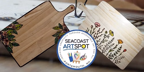 Woodburning Workshop: Cutting Boards! $70