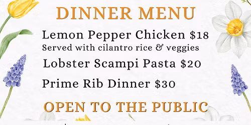 Mother's Day Dinner at Westwind Bar & Grill