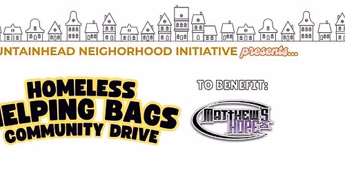 Helping the Homeless OFFICIAL BAG EVENT
