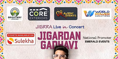 Jigrra Live in Concert - Jigardan Gadhavi Chicago