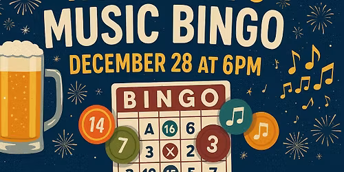 New Years Music Bingo at Emerald Coast Brewing