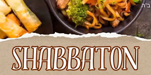 Shabbat - Chinese Dinner with Rabbi Levi Dubov