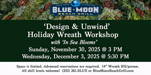 'Design & UnWind' Holiday Wreath Workshop