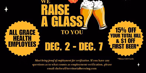 Raise a Glass: Grace Health Employees!