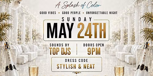 Aura All White With Splash Of Color  - Memorial Day Weekend