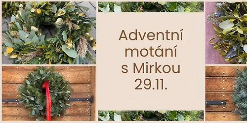 Adventní motání - výroba věnce