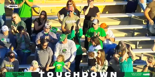North Texas Mean Green at Tulsa Golden Hurricane Football at H.A. Chapman Stadium
