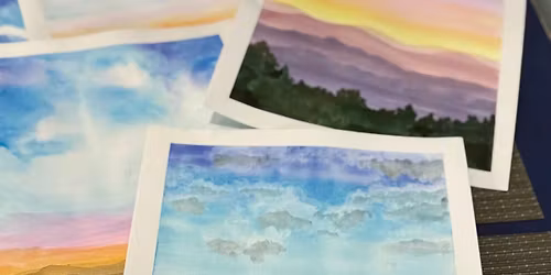 Beginning Watercolor Class @ Three Blue Brushes Studio