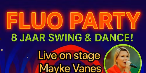 8 jaar Swing & Dance Fluo Night