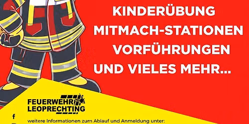 Feuerwehr Ferienprogramm f\u00fcr Kinder & Jugendliche - Leoprechting