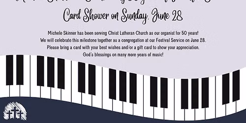Card Shower for Michele Skinner's 50th Anniv. at Christ