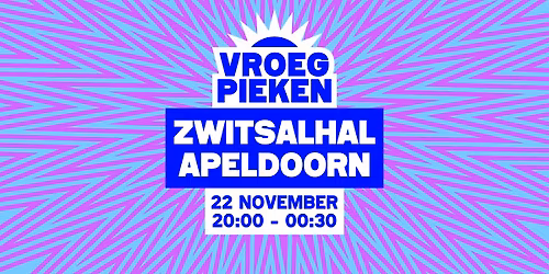 UITVERKOCHT \/\/ Vroeg Pieken \/\/ Zwitsalhal \/\/ Apeldoorn