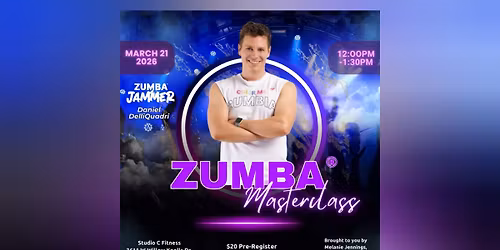 Zumba\u00ae Master Class with ZJ\u2122 Daniel - March 21, 2026 (open to everyone!!!)