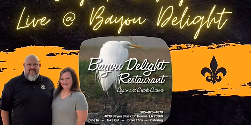 Joy & Casey at Bayou Delight