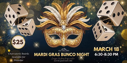 Mardi Gras Bunco at 425 Cellars