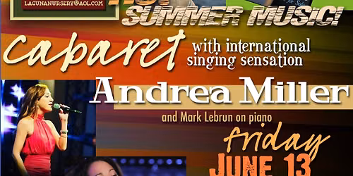 Laguna Nursery Cabaret with Andrea Miller