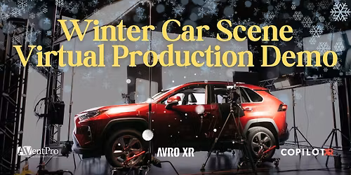 LIVE DEMO: Winter Driving Scene using Virtual Production