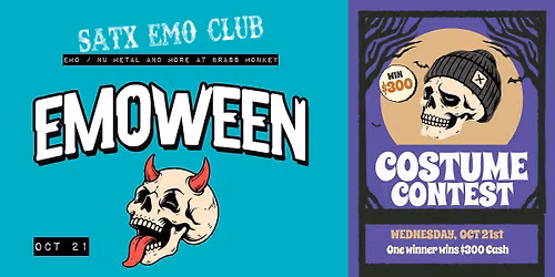 EMOWEEN: SATX EMO CLUB & $300 Costume Contest  - Karaoke On The Patio