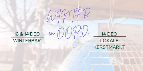 Wintertijd in OORD. 2025