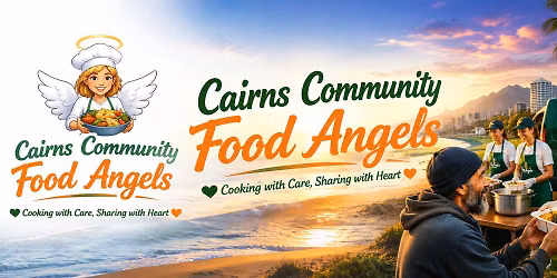 Cairns Community Food Angels Free sausage sizzle for homeless & people in need