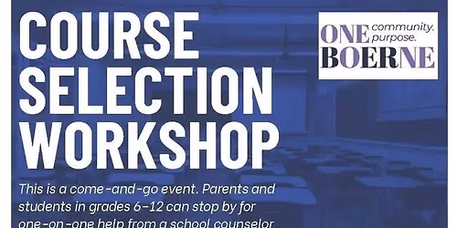 COURSE SELECTION WORKSHOP