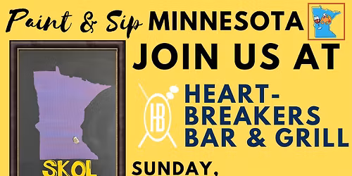 November 23 Paint & Sip at Heartbreakers Bar & Grill