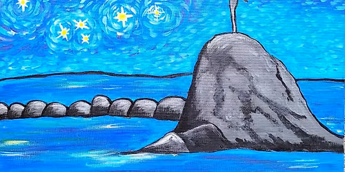 Paint and Wine Night in Rotorua - Matariki Lady on the Rock