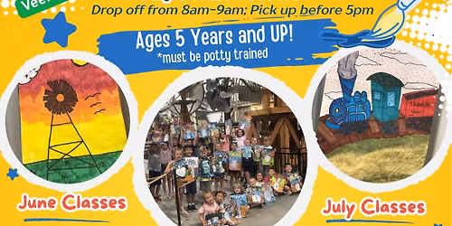 2026 Summer Break Kids Art Camp - Week 5