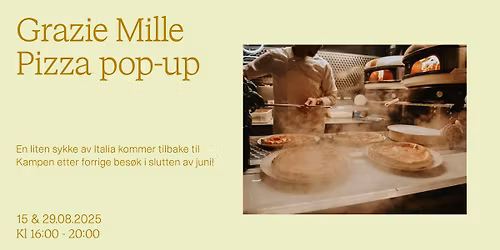 Graziemille Pizza Pop-Up