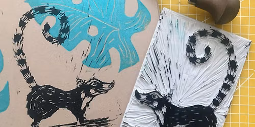 Linocut Printing Hosted by Creative Coati