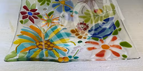 Fussed Glass Flower Bowl Class